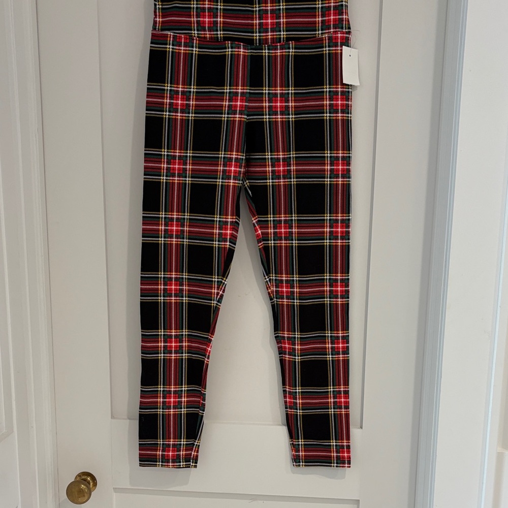 NWT J. Crew Plaid Women’s Holiday Leggings